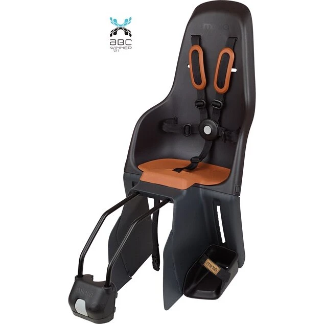 Polisport Minia FF bagagesæde til børn – brun, op til 22 kg