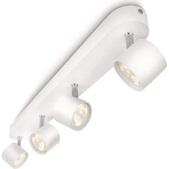 Philips myLiving Star 4x4W LED spot, hvid
