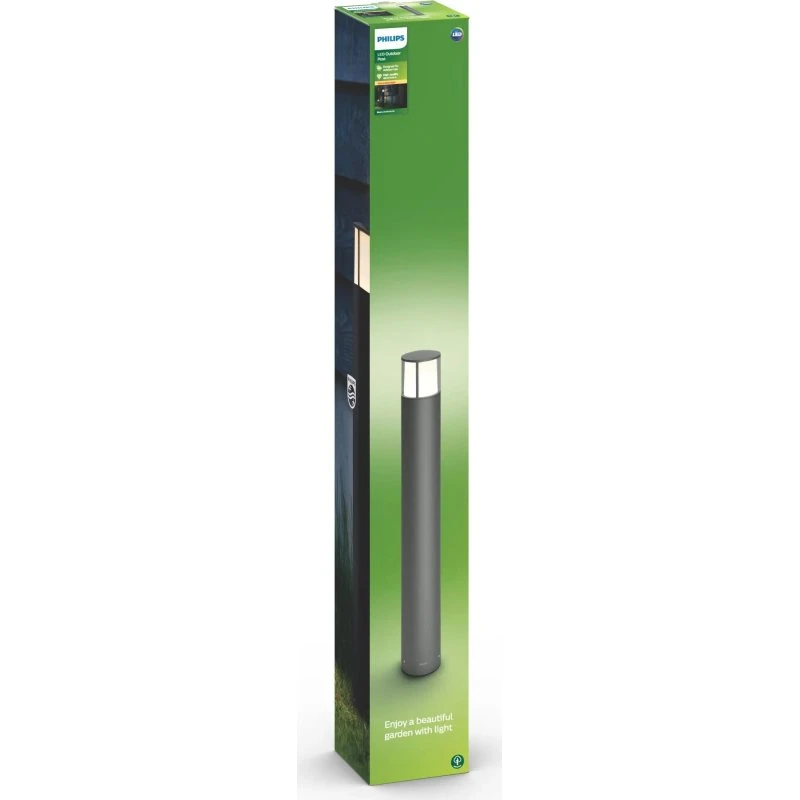 Philips Stock LED udendørs søjlelampe anthracite 1x6W 230V