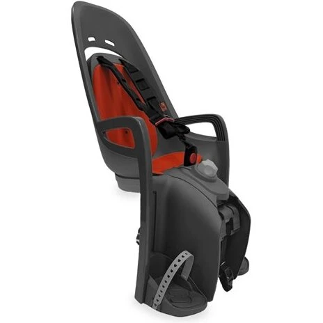 Hamax Zenith Relax cykelstol til bagagebærer, grå/rød