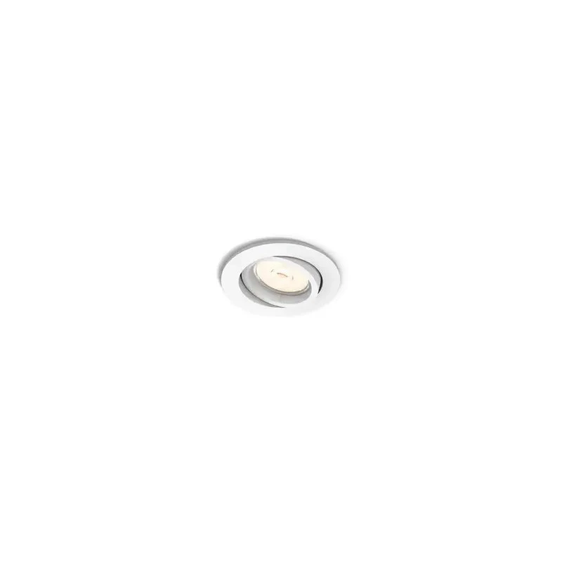 Philips Enneper Indbygningsspot, Hvid, Rund