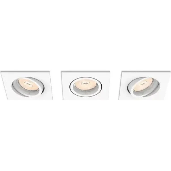 Philips Donegal indbygningsspotlys 3xNW hvid 230V
