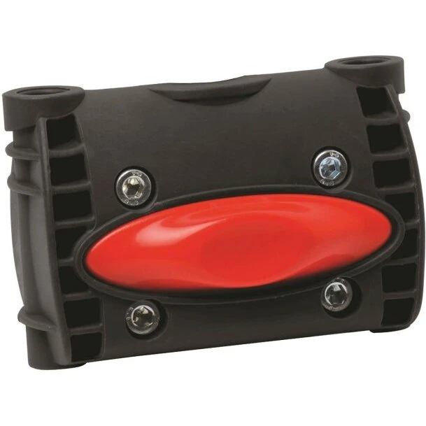 Cicli Bonin Stelbeslag til børnesæde Ø28–40 mm, Sort/Rød