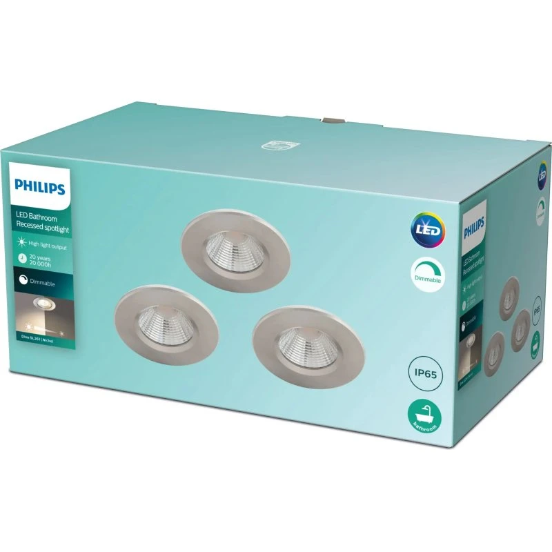 Philips Dive SL261 RD 070 5.5W 27K Nikkel 3-pak