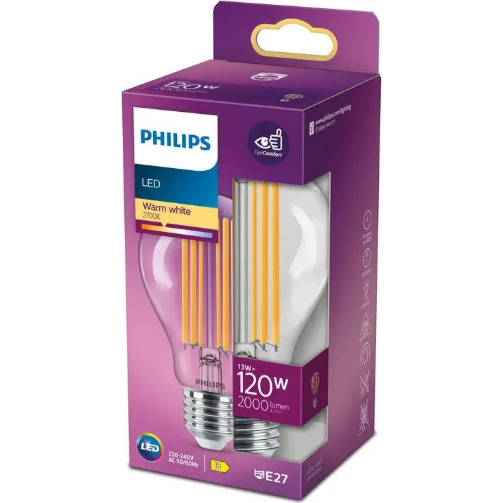 Philips LED 13W E27 2700K 2000lm