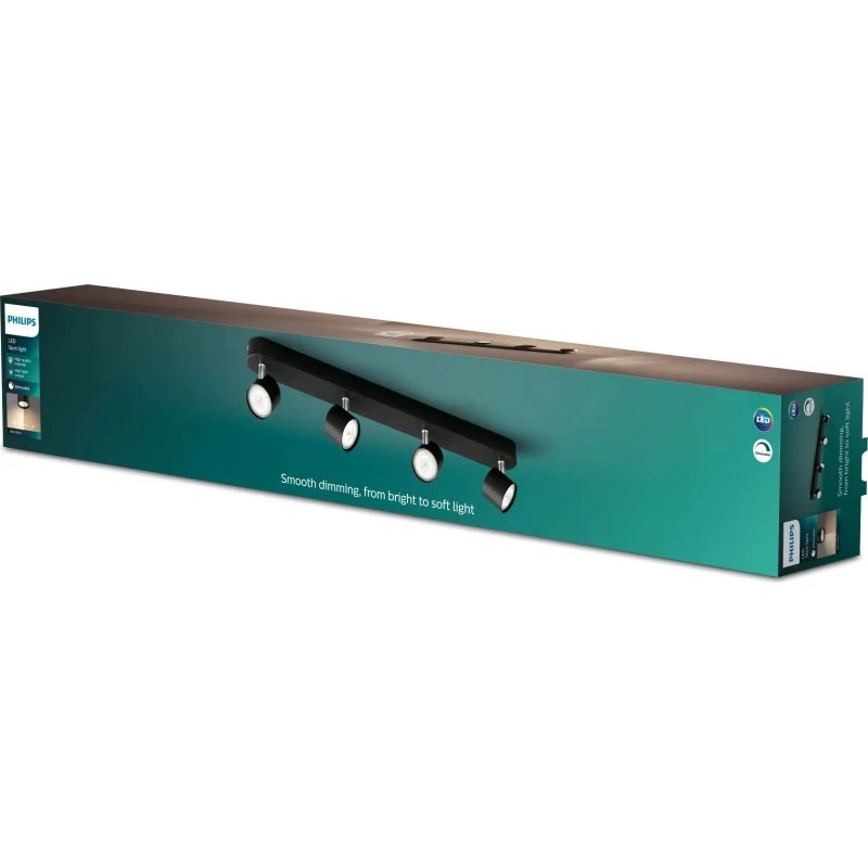 Philips Star bar/tube sort 4x4,5W dæmpbar