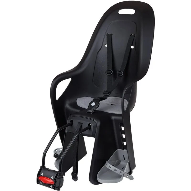 Polisport Koari FF bagmonteret cykelsæde, sort, max 22 kg