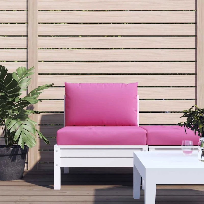 vidaXL Pallehynder 2 stk. Pink Oxfordstof