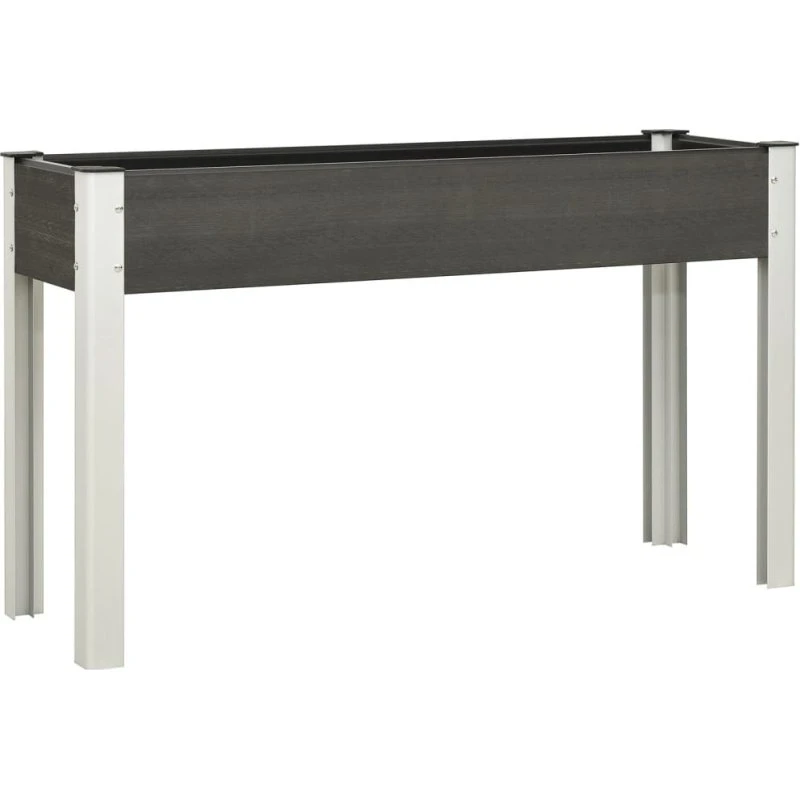 vidaXL Højbed 120x40x75 cm WPC grå