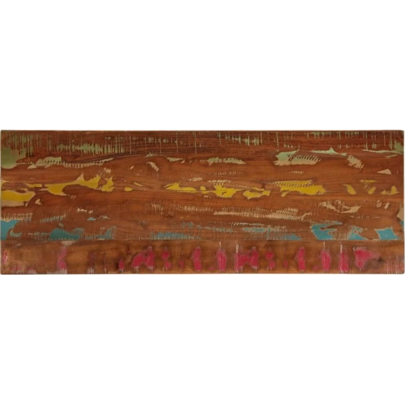 vidaXL bordplade 140x60x1,5 cm rektangulær massivt genbrugstræ