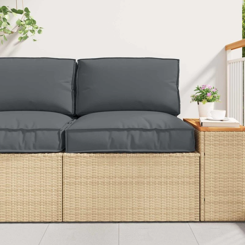 vidaXL Palle Pudesæt 2 stk Antracit 70 x 70 x 12 cm Oxford stof