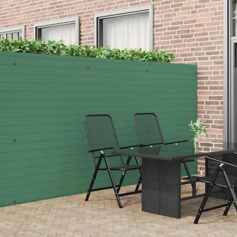 vidaXL havehegn dobbeltsidet 1,8x3 m PVC grøn