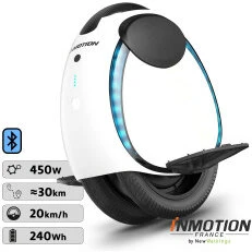 Inmotion E20 dual-wheel el-ethjul 450 W 240 Wh