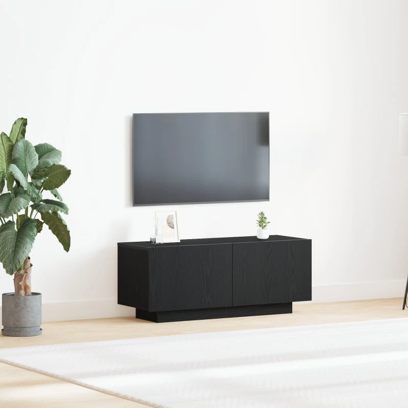 Eg 100 x 35 x 40 cm Sort Egetræ Tv-Skab