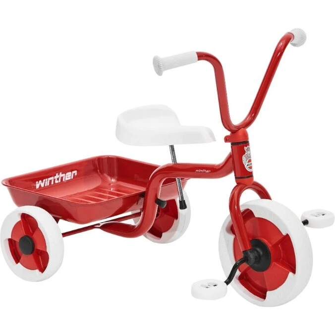 Winther Trehjulet cykel med tiplad - Rød