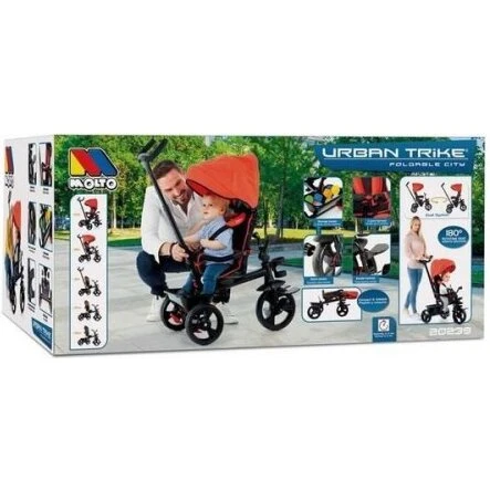 Moltó Urban Trike 20239 - rød (99 cm)