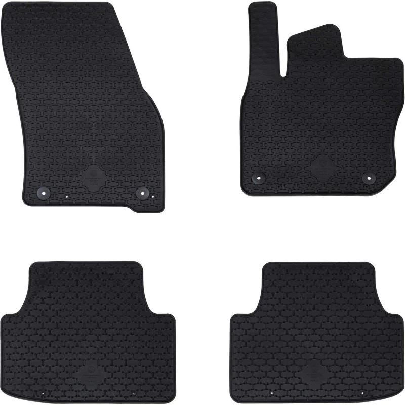 vidaXL Bilmåtte 4 pcs Sort til VW TIGUAN MHEV & PHEV 2024-
