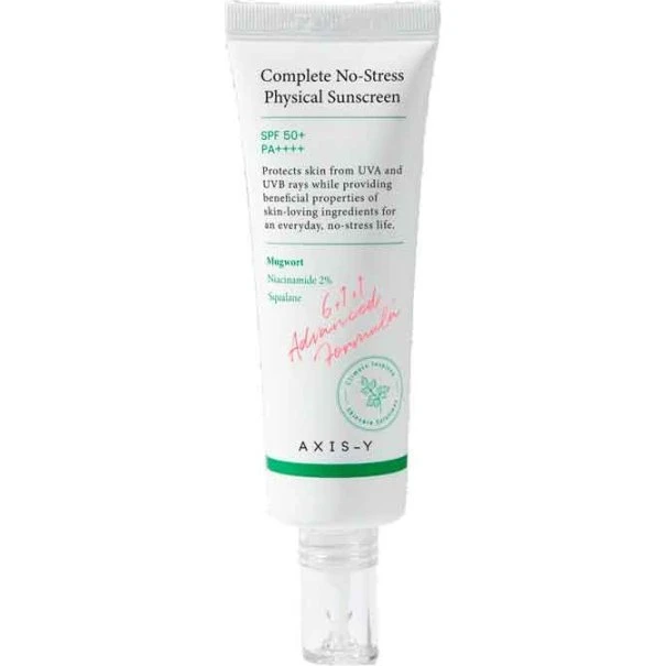 AXIS-Y Complete No-Stress Fysisk Solcreme SPF50+ PA++++ 50 ml