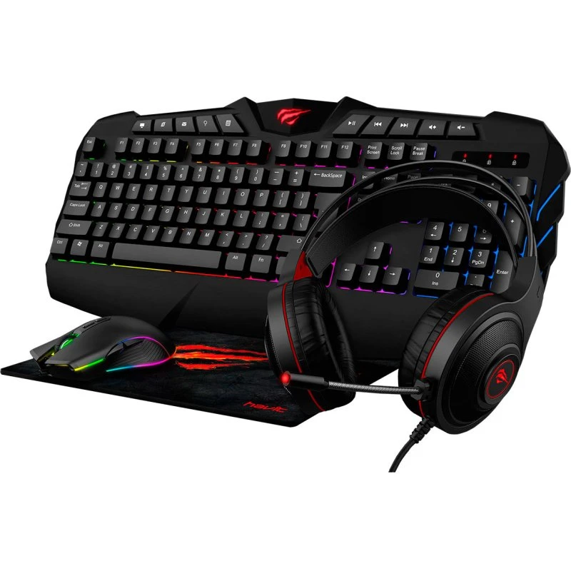Havit Gaming Sæt KB675CM (Mus, Tastatur, Headset, Musemåtte)