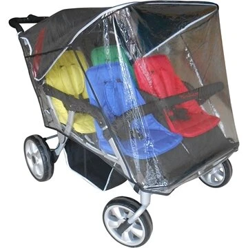 TRILLE Quadro transparent regnslag til 4 børn