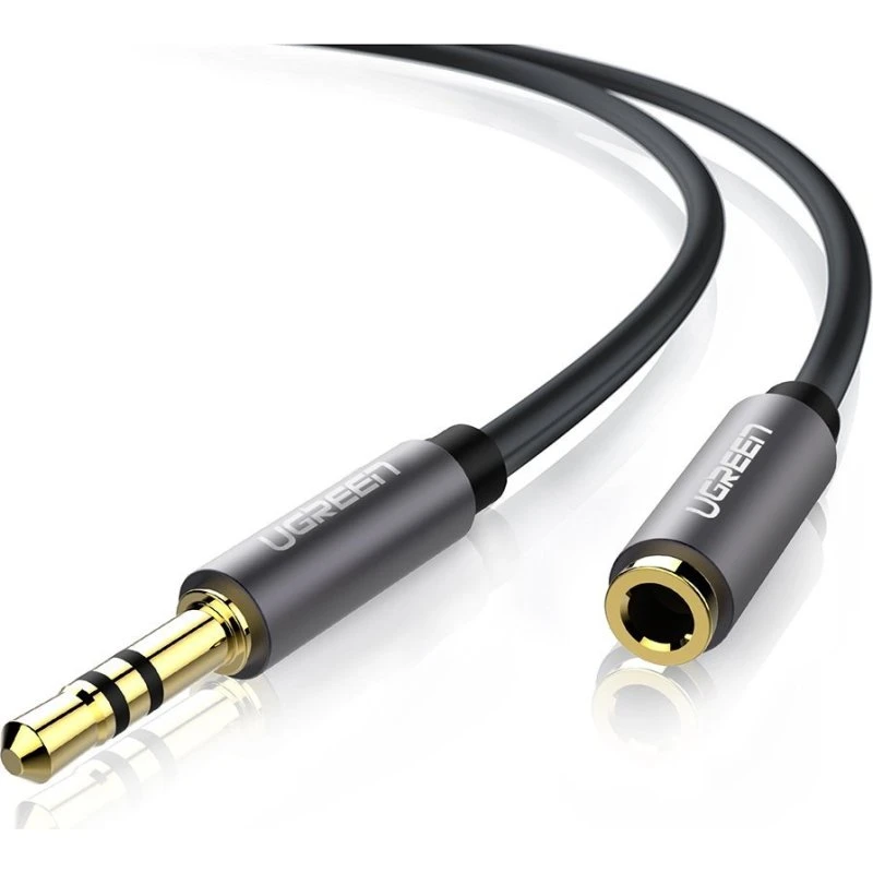 Ugreen 10592 1m 3.5mm Audio Kabel, Sort