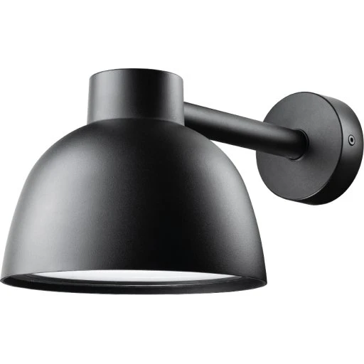 SG Herning udendørs væglampe, sort, 24 cm