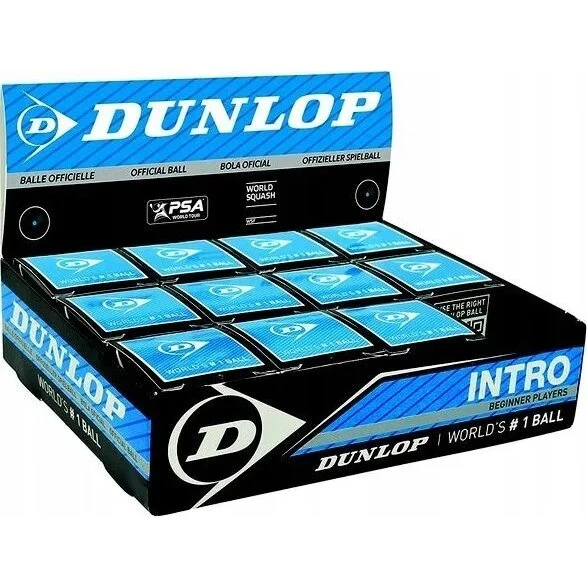 Dunlop Intro Blue Dot squashbold (1 stk.)