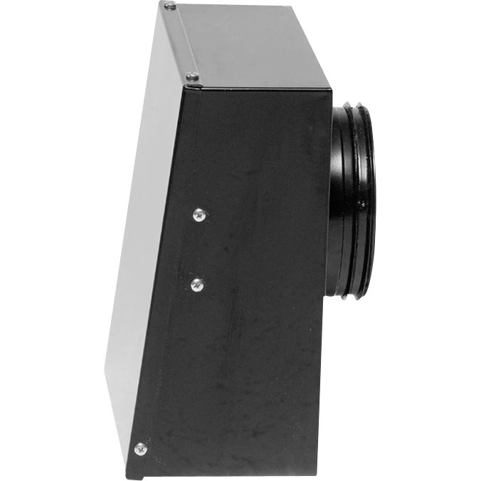 Lindab Vægventilator RS 125C1 (VKC) Udv., sortlakeret