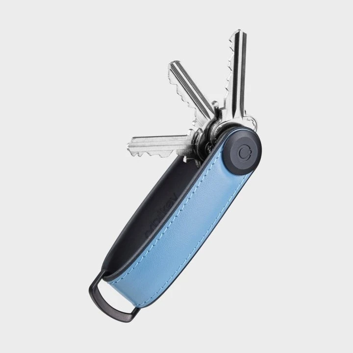 Orbitkey Hybrid Læder Nøgleholder Lake Blue