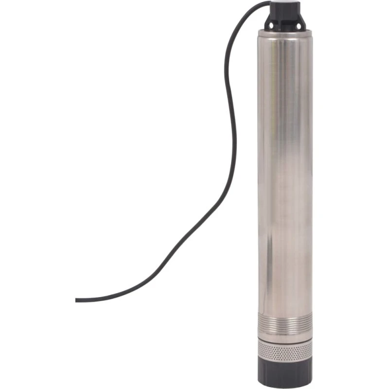 vidaXL Dybbrøndspumpe 55 m 1000 W, rustfri stål, 5200 l/time