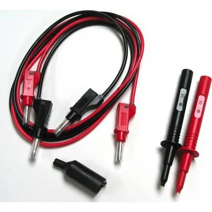 Elma Instruments Prøveledningssæt PVC 1mm² med vinkelstik