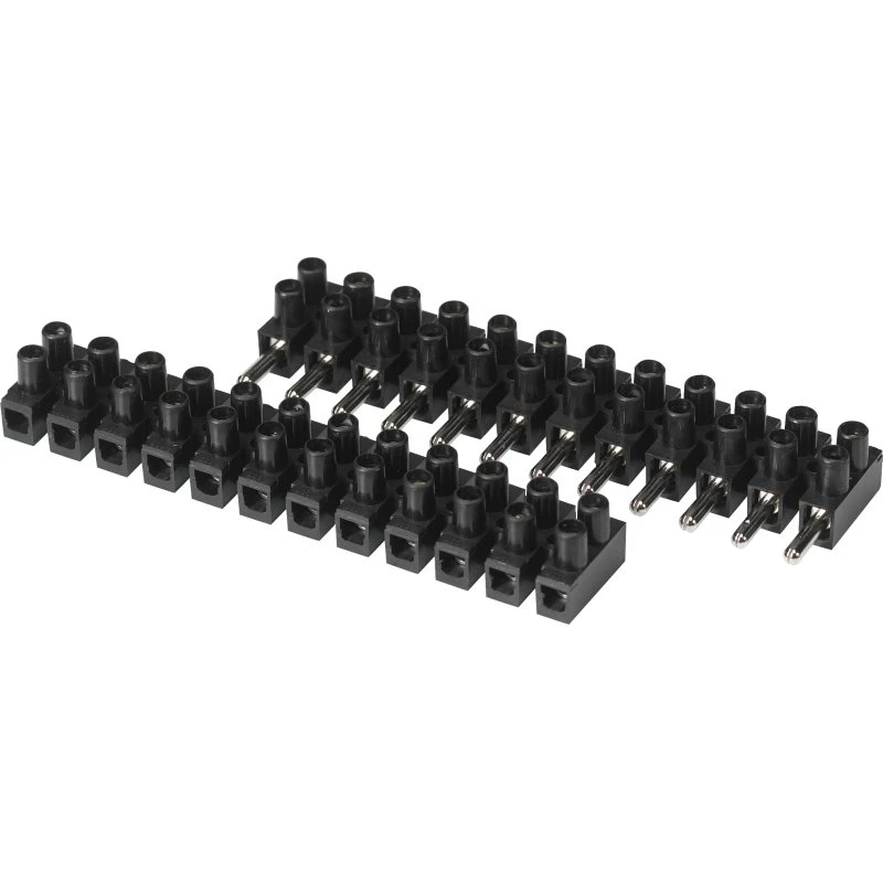 Klemrække Han+Hun 12x4,0 Sort
