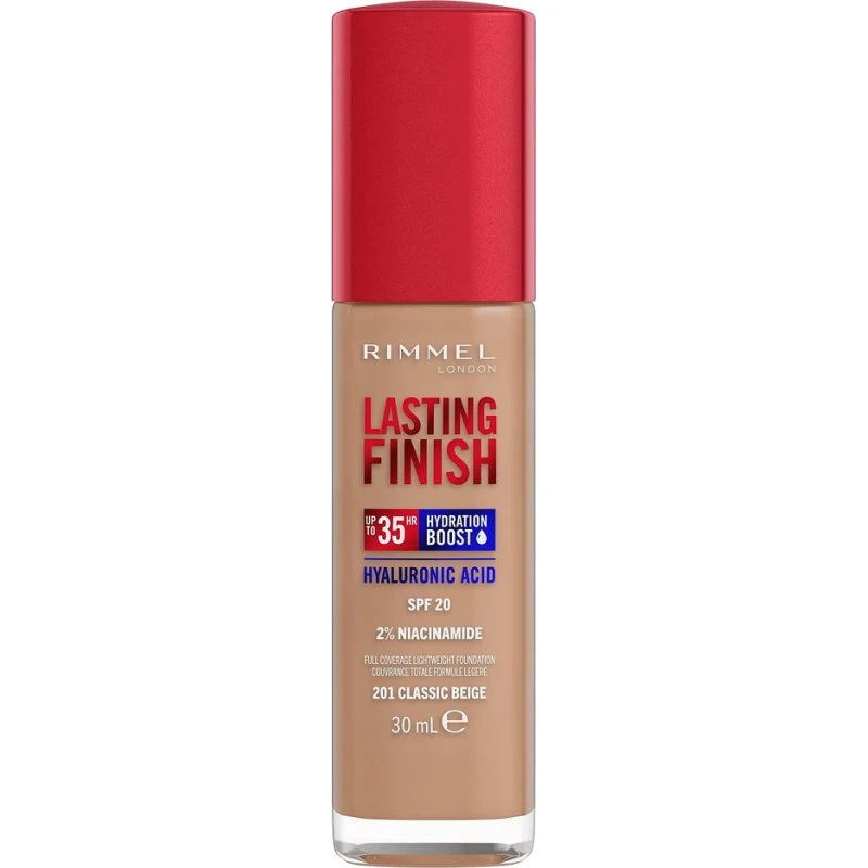 Rimmel London Lasting Finish Foundation 201 Classic Beige 30 ml