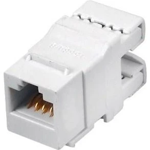 Q-LANTEC RJ45 Cat6 UTP Netværksstik, hvid