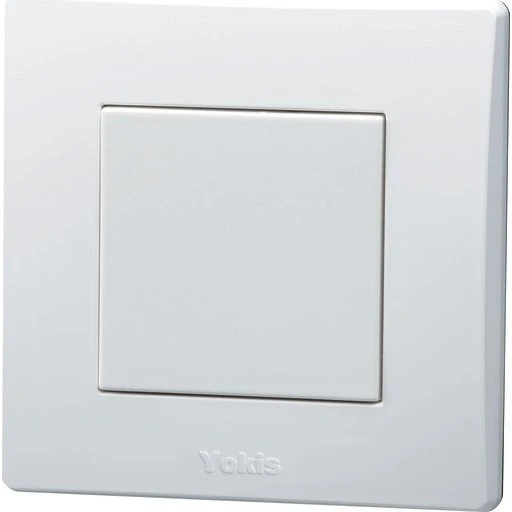 Yokis TLM1T45P Trådløst Batteritryk 1-slut, Hvid