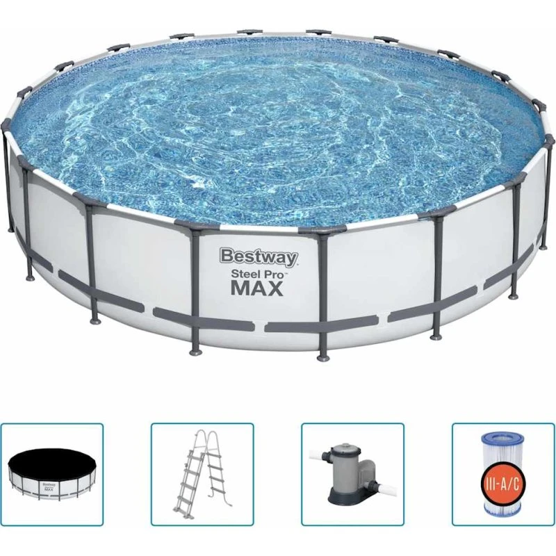 Bestway Steel Pro MAX 549x122 cm Swimmingpoolsæt
