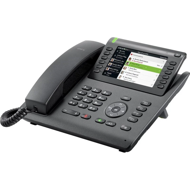 Unify OpenScape CP700 IP-telefon, sort, 5" TFT-skærm