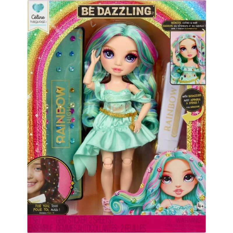Rainbow High Be Dazzling Fashion Doll Celine Turquise
