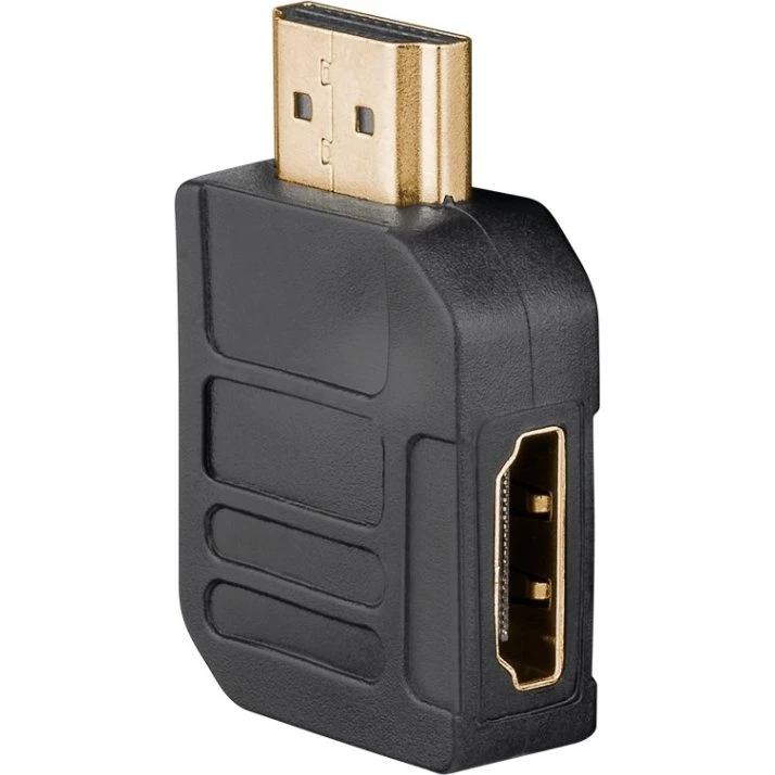Goobay HDMI Adapter 90° Guldplateret 4K @ 60 Hz