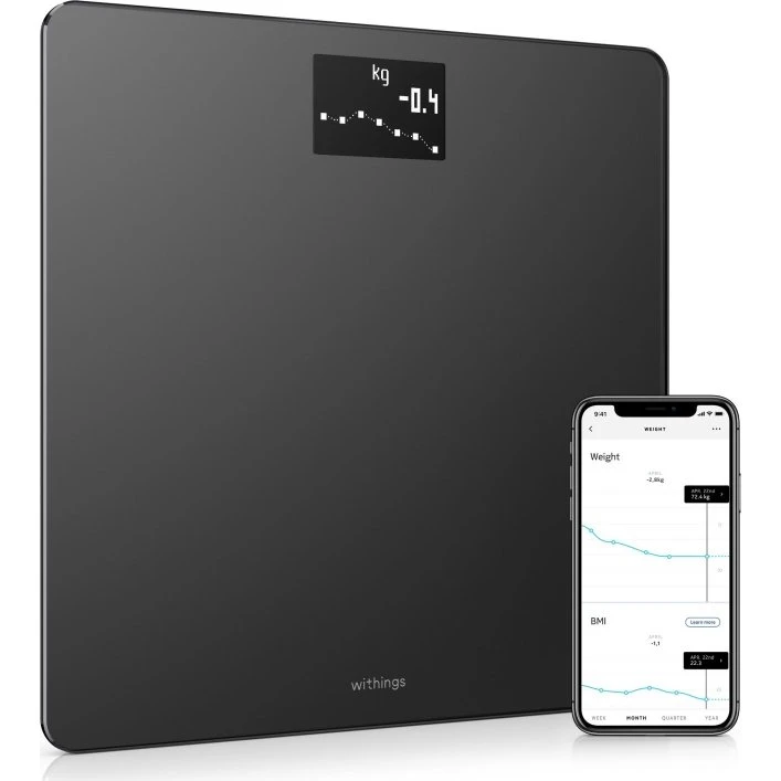 Withings Body Wi-Fi Analysevægt, sort