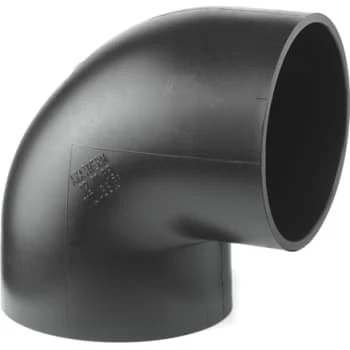 Geberit 90 mm 88,5° sort PEH-afløbsbøjning