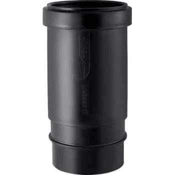 Geberit PEH Langmuffe 90 mm sort