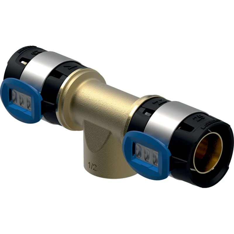 Geberit FlowFit T-stykke 40mm 3/4" indv. gevind