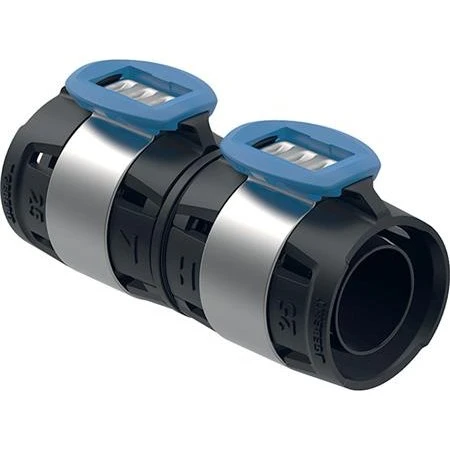 Geberit Flowfit Kobling PPSU 20mm Sort