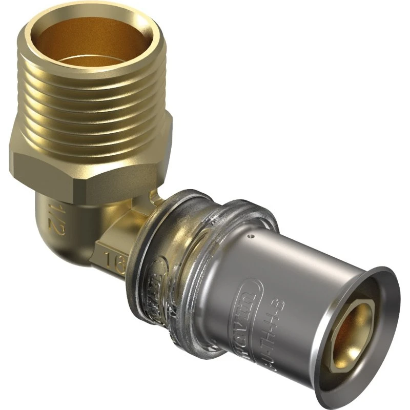 Wavin Tigris M5 Overg. Vinkel 20x1/2" Nippel