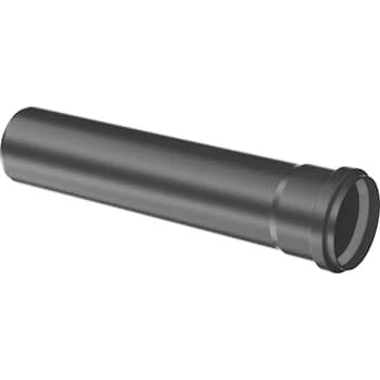 Bosch DN80 UV-aftræksrør med dobbeltmuffe, 380 mm