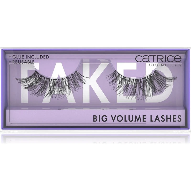 Catrice Big Volume Falske Øjenvipper med Lim og Applikator, 2 stk