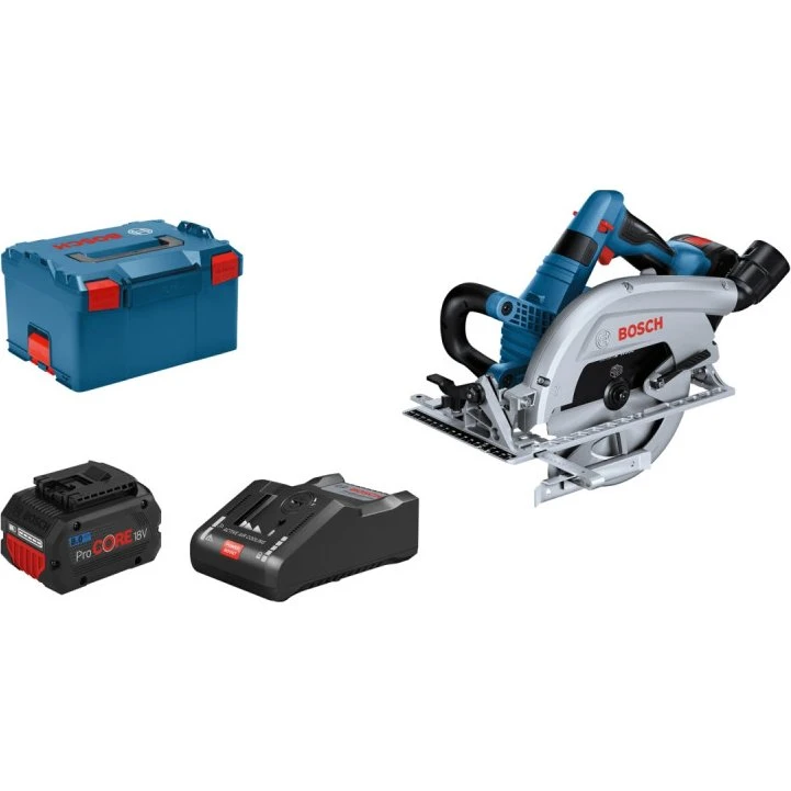 Bosch GKS 18V-70 L Akkurundsav 2x5,5Ah L-Boxx