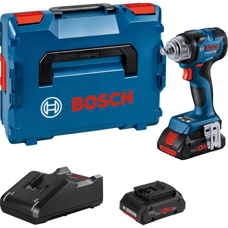 Bosch GDS 18V-330 HC Slagnøgle 2x4Ah