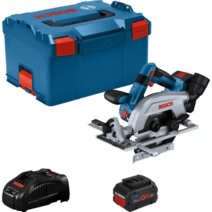 Bosch GKS 18V-57-2 L Akkurundsav med 2x5,5Ah Batteri
